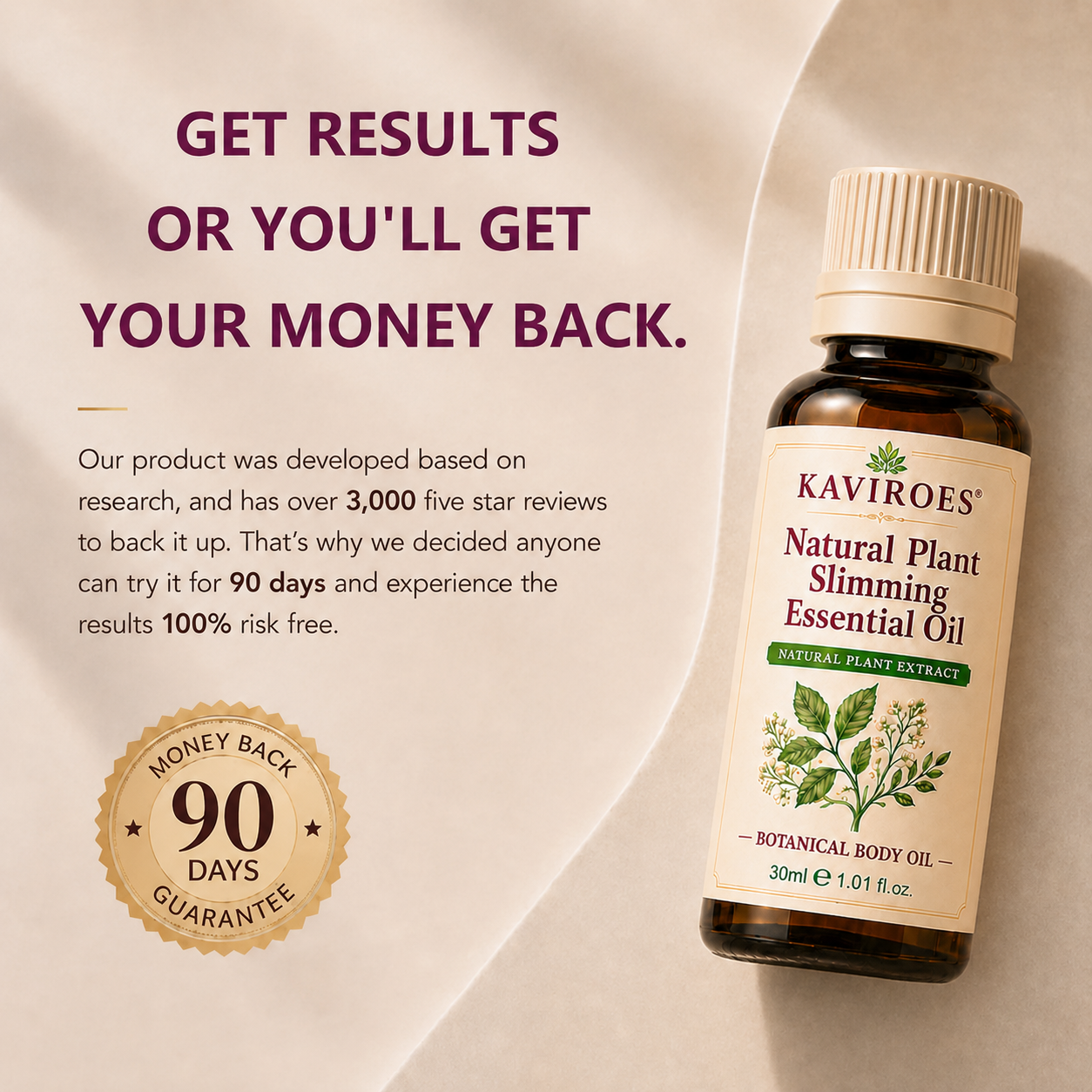 KAVIROES® Natural Plant Slimming Essential Oil